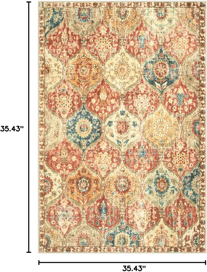 Lahome Moroccan Machine Washable Rugs - Image 2