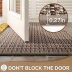 Indoor Door Mat 36x60 Dirt Resistant and Absorbent, Non-Slip Rubber Backing - Image 4