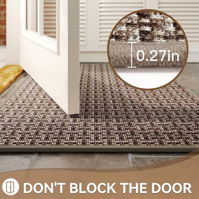 Indoor Door Mat 36x60 Dirt Resistant and Absorbent, Non-Slip Rubber Backing - Image 4