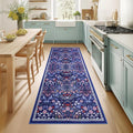 Runner Rug for Entryway: 2.6x8 Kitchen Rugs Non Slip Washable Ultra-Thin Soft by PLHXFRSoftAreaRugs
