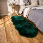 EasyJoy Ultra Soft Fluffy Shaggy Area Rug Faux Fur Rug Chair Cover Seat Pad - Image 6