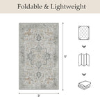 GENIMO Outdoor & Indoor Area Rug 3'x 5', Waterproof, Non-Shedding, Easy Cleaning - Image 2