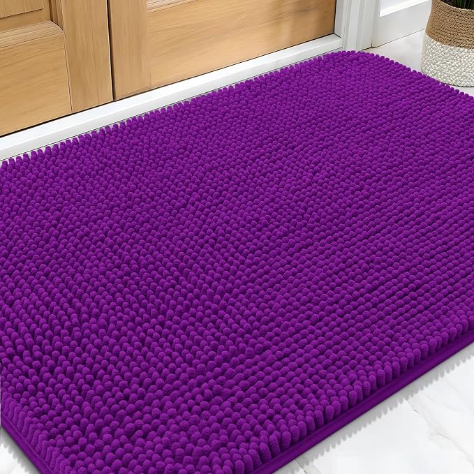 OLANLY Dog Door Mat for Muddy Paws 30x20, Absorbs Moisture and Dirt, Absorbent by OLANLY