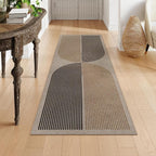 Lahome Enfys Modern Rainbow Easy Jute Rug, 2x6 Kitchen Runner Washable Rug - Image 7