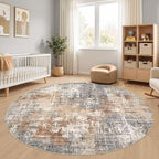 DMOYEST 8ft Round Area Rug Living Room Rugs - Image 9