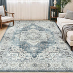 Lessymo Large Area Rugs for Living Room, Soft 6x9 Washable Rug for Bedroom by Lessymo