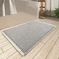 Upgraded Waffle Bath Mat, Super Absorbent Non Slip Bath Mats by AMOAMI