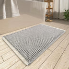 Upgraded Waffle Bath Mat, Super Absorbent Non Slip Bath Mats by AMOAMI