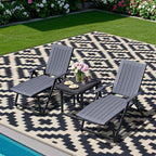 SAND MINE Reversible Mats, Plastic Straw Rug, Modern Area Rug, Large Floor Mat - Image 6