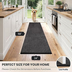 PURRUGS Dirt Trapping Door Mat 24" x 59", Non-Slip Machine Washable Entryway Rug - Image 8