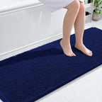OLANLY Bathroom Runner Rugs 70x24, Extra Soft Absorbent Chenille Bath Rugs by OLANLY