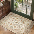 Rugxara Door Mat Floral Entryway Rug, Washable Samll 2x3 Rug, Boho Front Door by Rugxara