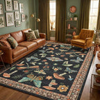 ROYHOME Mushroom 8x10 Area Rugs by ROYHOME