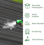 GENIMO Outdoor Rug for Patio Clearance, Lightweight Waterproof RV Camping Mat - Image 6