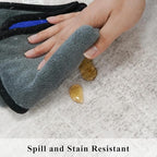 Washable 4x8 Hallway Area Rug: Abstract 8ft Water Resistant Soft Entry Kitchen - Image 7