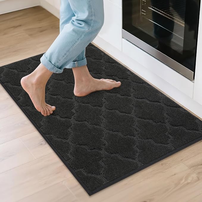 COSY HOMEER Kitchen Rugs 24"x36" Non-Slip Washable Kitchen Mats by COSYHOMEER
