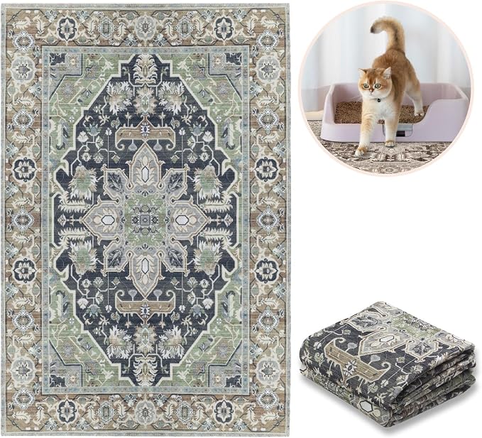 Lovewag Pets Cat Litter Mat 2 Pack - Image 2