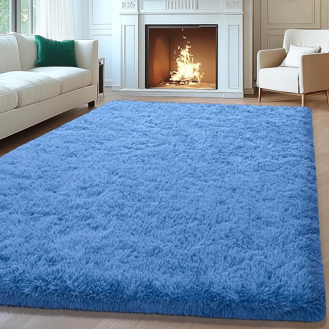Mugorn 8x10 Area Rugs for Living Room, Soft Carpet Shag Kids Room Rug, Non-Slip by MUGORN