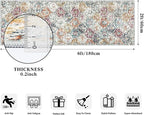 Lahome Moroccan Trellis Hallway Runner Rug, 2x6 Kitchen Runner Rugs Non Skid - Image 2