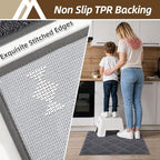 COSY HOMEER Kitchen Rugs 32"x48" Non-Slip Washable Kitchen Mats - Image 4