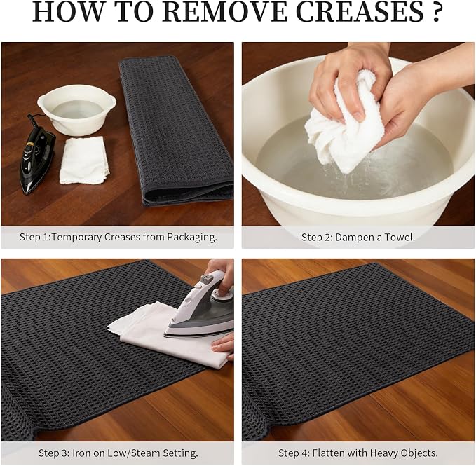 YIHOUSE Indoor Door Mat 20" x 32", Non-Slip Washable Entryway Mat, Dirt Trapper - Image 9