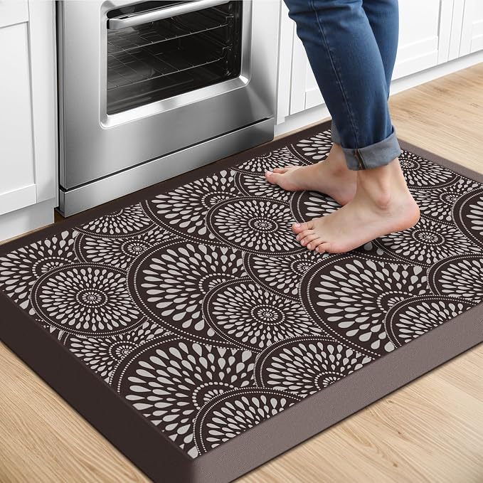 Mattitude 4/5 Inch Kitchen Mat, 20x32in Heavy Duty Ergonomic Comfort Foam by Mattitude