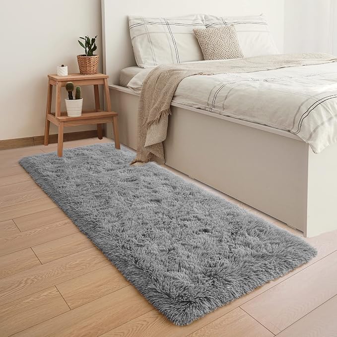 YJ.GWL Shag Runner Rug Non Slip - Image 7