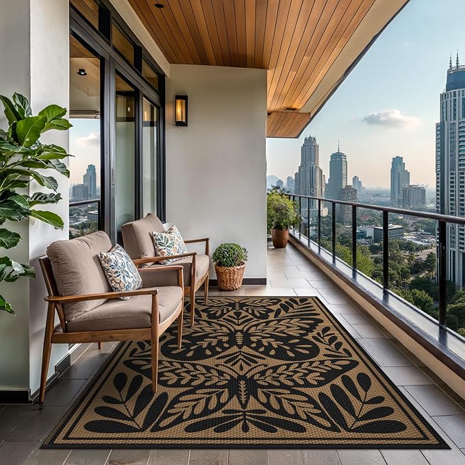 GENIMO Outdoor Rug 6' x 9' Waterproof - Image 4