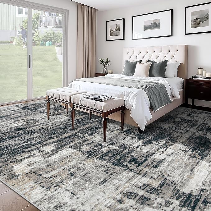 XLUEZ 10x14 Area Rugs for Living Room, Washable Modern Abstract Large Area Rug - Image 5