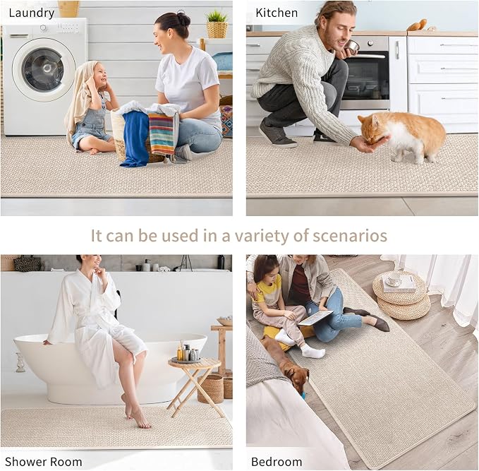 YDKGL Kitchen Mats for Floor, Super Absorbent Kitchen Rugs Non Slip Washable - Image 8