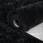 ISEAU Black Rug Super Soft Shaggy 4x6 Feet Rugs - Image 6