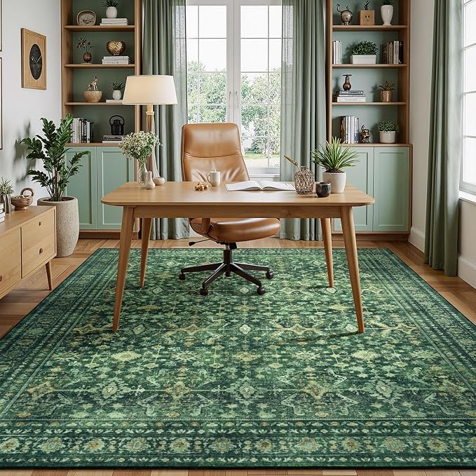 Lessymo 5x7 Washable Area Rug - Image 9