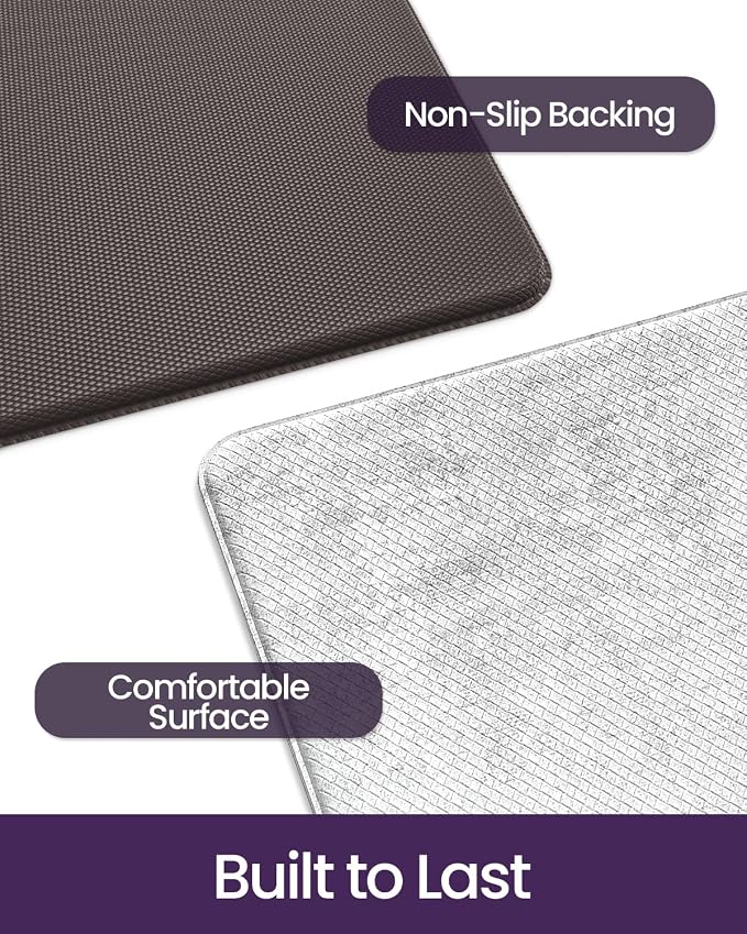 DEXI Kitchen Mats Cushioned Anti Fatigue, 23x107 Floor Padded Runner Rug Non - Image 9