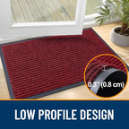 OLANLY Front Door Mat Indoor Outdoor Entrance, Waterproof Heavy Duty Doormat - Image 4