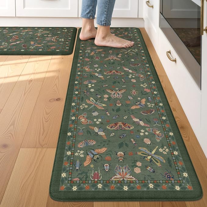LEEVAN Anti Fatigue Mats for Kitchen Floor Non-Slip, Cushioned Kitchen Mats for by LEEVAN