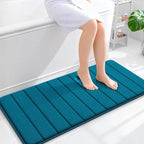 OLANLY Memory Foam Long Bathroom Rugs Runner 44x20, Super Soft Absorbent Bath by OLANLY