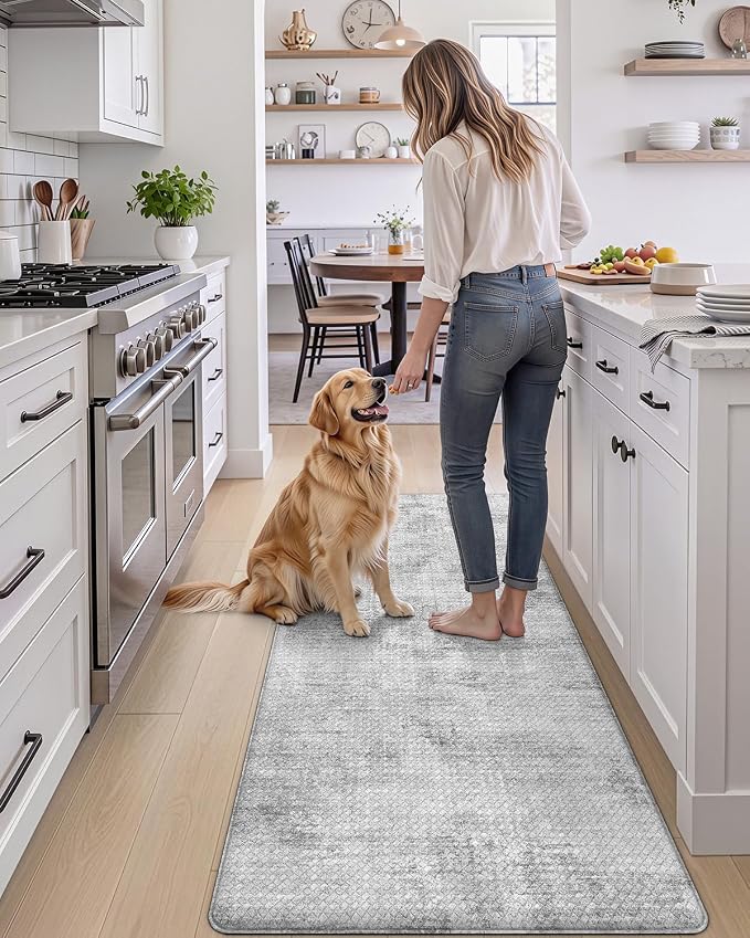 DEXI Kitchen Mats Cushioned Anti Fatigue, 23x59 Floor Padded Runner Rug Non Slip - Image 3