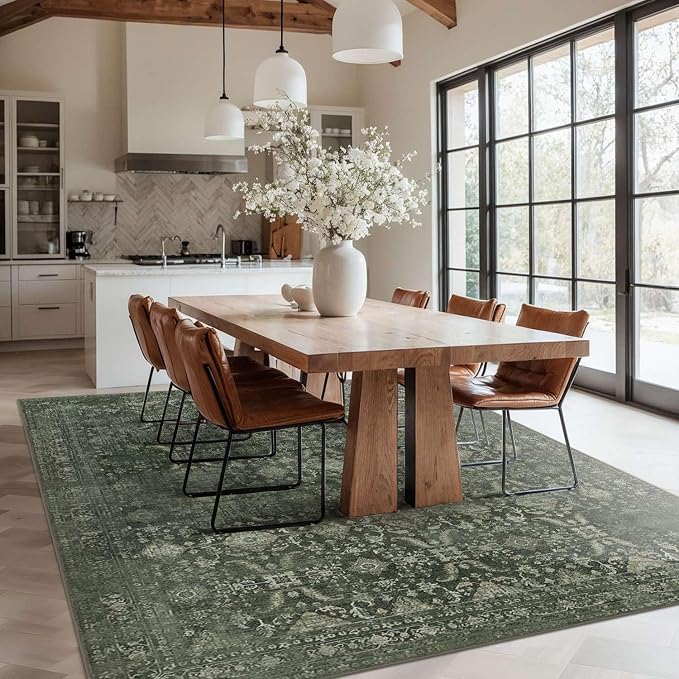 Rugxara 6x9 Area Rugs for Living Room Bedroom, Large Washable Rug, Non Slip & - Image 3