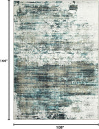 9x12 Area Rugs Washable Rug: Modern Abstract Living Room Rug Soft Anti-Skid - Image 2