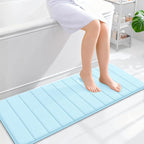 OLANLY Memory Foam Long Bathroom Rugs Runner 47x17, Super Soft Absorbent Bath by OLANLY