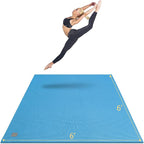 GXMMAT Large Yoga Mat 6'x4'/6'x6'/7'x5', Extra Thick Workout Mats by GXMMAT
