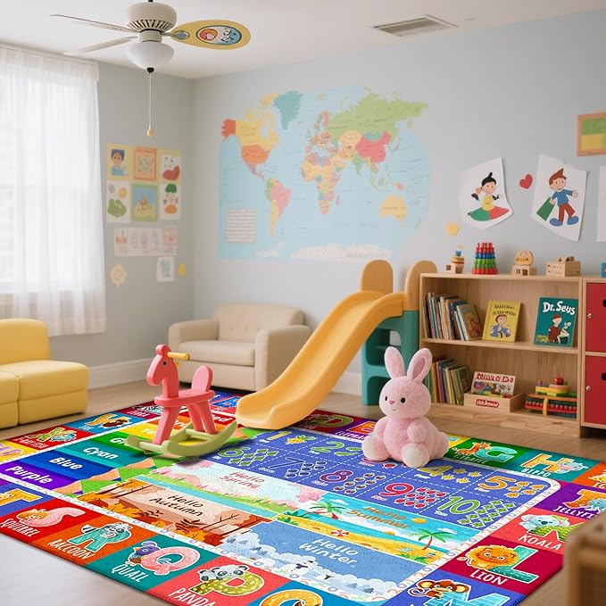 5x7 Kids Rug for Classroom & Playroom - Image 6