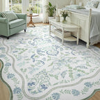 DCX Green and Blue 6x9 Rug, Kid & Pet Friendly - Image 3