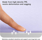 Extra Wide Yoga Mat 72" x 32", 6mm Non Slip TPE Exercise Mat - Image 8