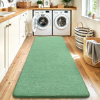 Keeko 2x6 Sage Green Area Rugs for Bedroom, Soft Modern Living Room Rug Indoor - Image 9