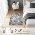 DMOYEST 2x3 Entryway Area Rug: Washable Neutral Modern Abstract Small Rug - Image 8