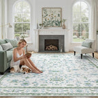DCX Green 8x10 Rug, Kid & Pet Friendly - Image 2