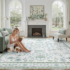 DCX Green 9x12 Rug, Kid & Pet Friendly - Image 6