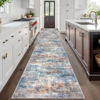 IOHOUZE Abstract Runner Rug 3x20 Ft Extra Long Washable Runners - Image 3