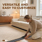 Rug Pad 2 x 10 Ft Non-Slip, Felt and Natural Rubber Backing, 1/4" Thick - Image 5